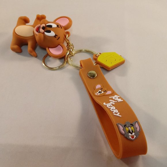 Tom and Jerry Mouse Key Chain Key Ring Cartoon Character Figurine Keychain Gift - Picture 9 of 10